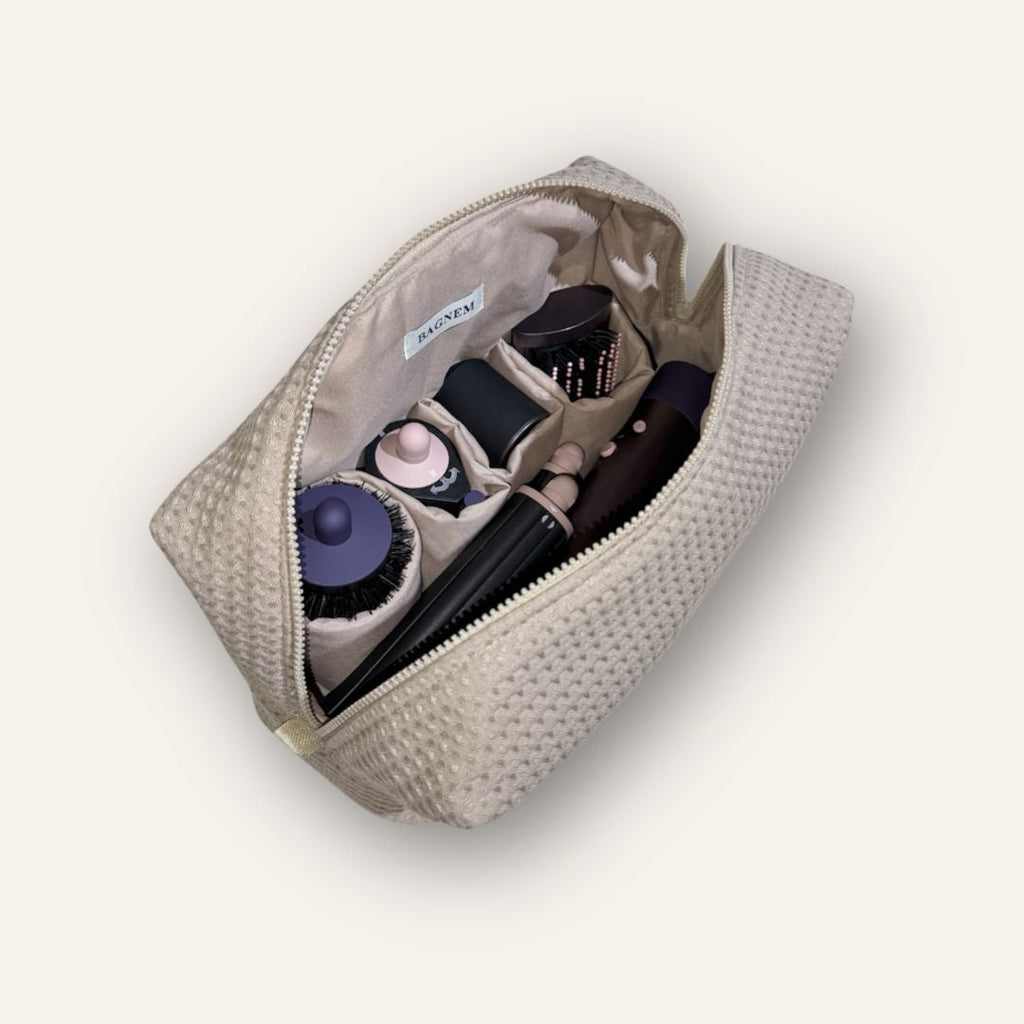 Trousse Waffle Nude