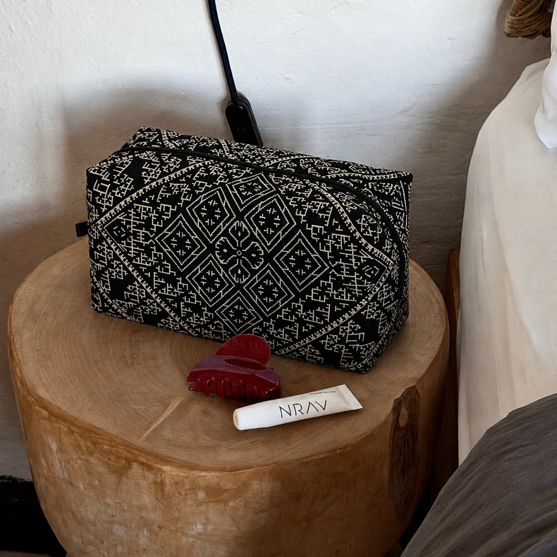 Trousse Jacquard  Noir