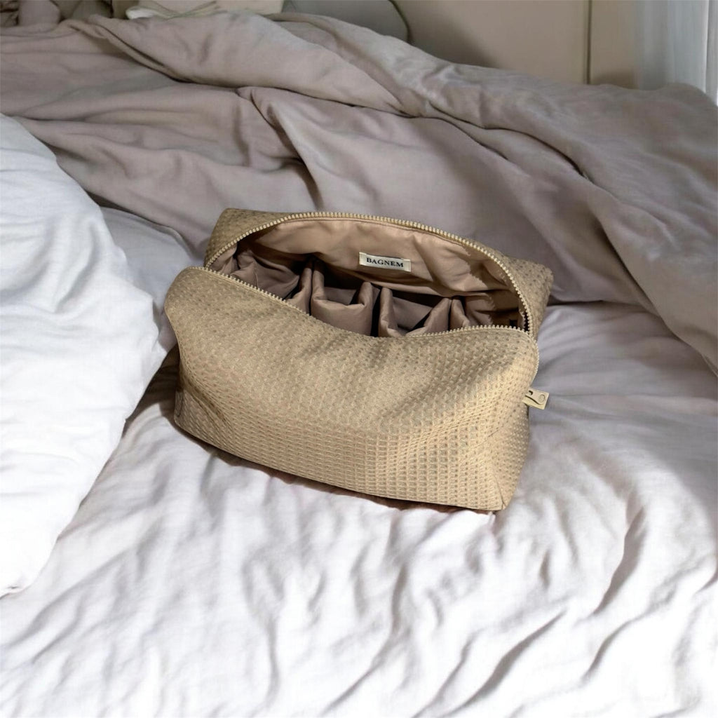 Trousse Waffle Nude