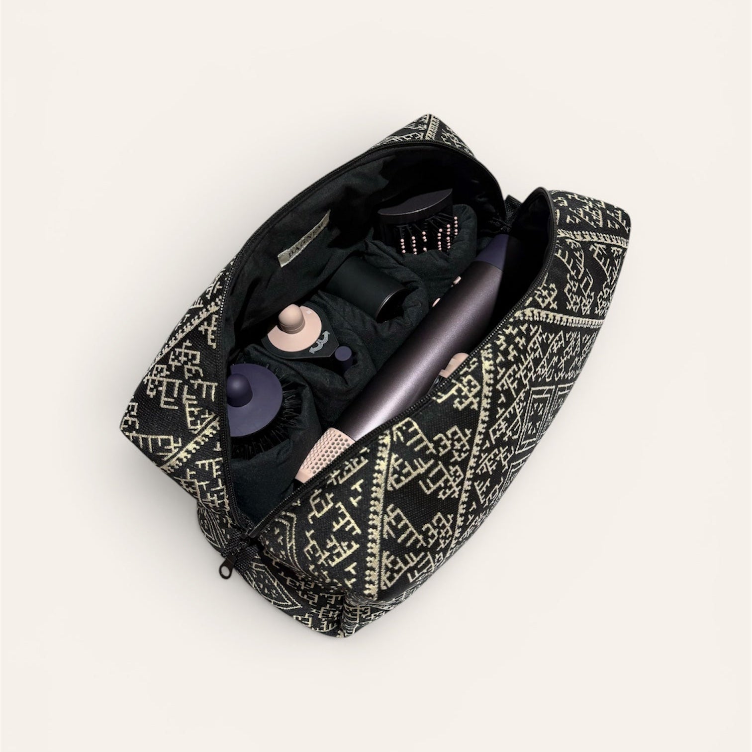 Trousse Jacquard  Noir
