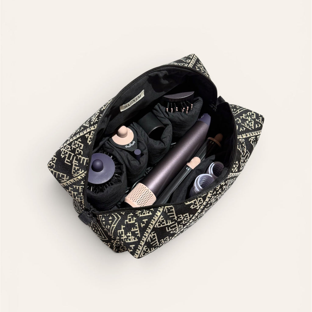 Trousse Jacquard  Noir