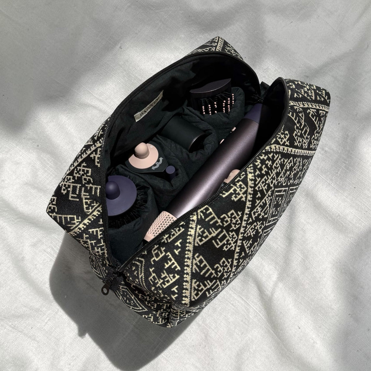 Trousse Jacquard  Noir